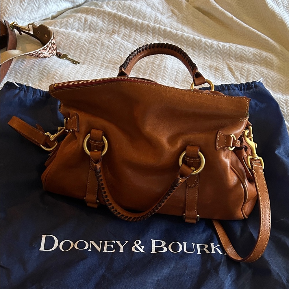 Dooney & Bourke Brown Leather Satchel